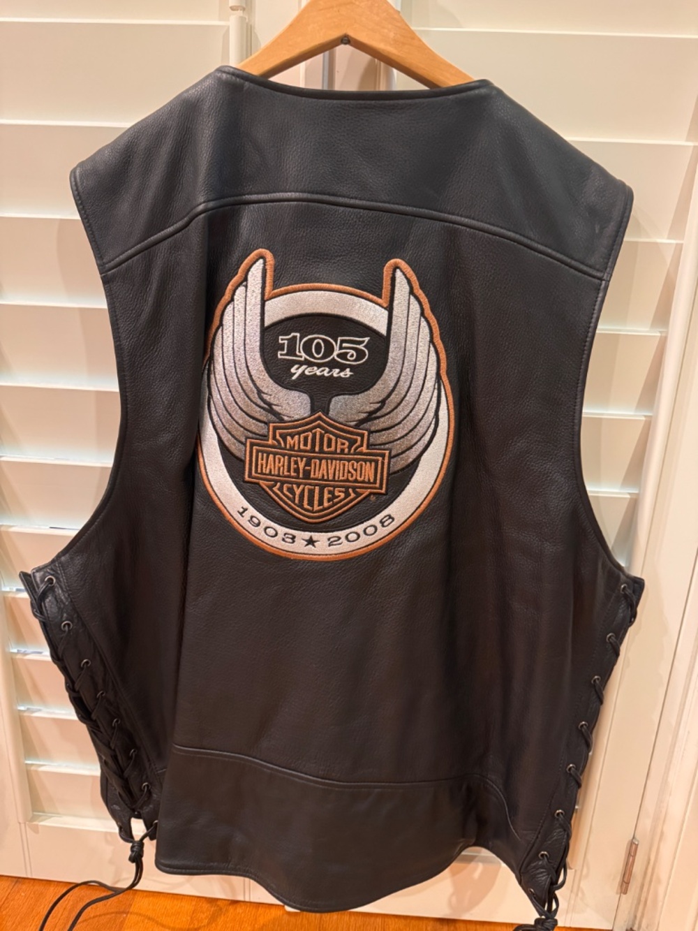 Men’s Leather Genuine Harley-Davidson vest